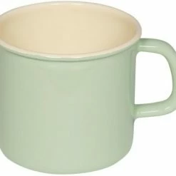 Riess Emaille Riess Becher Aus Emaille In Nilgrün