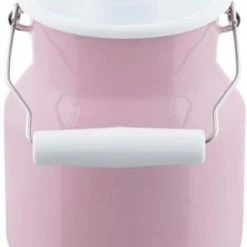 Riess Emaille Riess Milchkanne Aus Emaille In Rosa