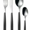 Guzzini Besteckset My Fusion Aus Edelstahl In Schwarz, 24-teilig
