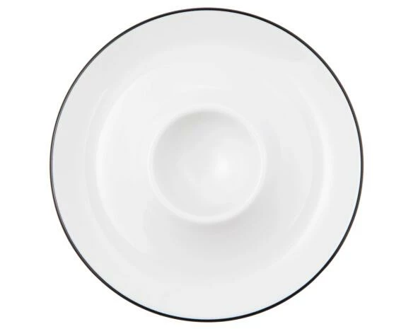 Seltmann Weiden Lido Black Line Eierbecher Mit Ablage – Bild 2