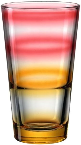 Leonardo Trinkglas EVENT 315 Ml Orange Farbverlauf, 6er-Set