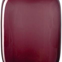 Leonardo Vase MILANO Dunkelrot 20x15