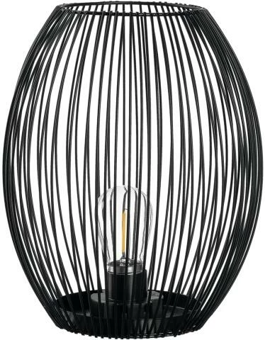 Leonardo Laterne Mit LED CASOLARE 24,2 Cm Schwarz