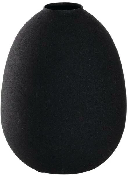 Leonardo Vase CASOLARE 16,4 Cm Schwarz Metall