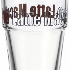 Leonardo Becher SOLO 410 Ml Braun Latte Macchiato, 6er-Set