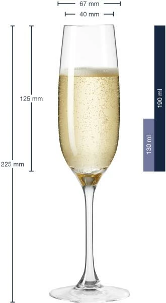 Leonardo Sektglas CIAO+ 190 Ml, 6er-Set – Bild 6