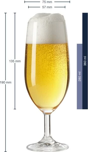 Leonardo Bierglas DAILY 360 Ml, 6er-Set – Bild 6