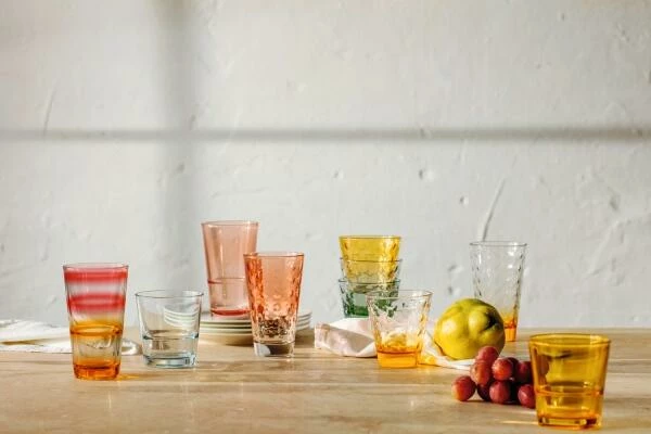 Leonardo Trinkglas EVENT 315 Ml Orange Farbverlauf, 6er-Set – Bild 2