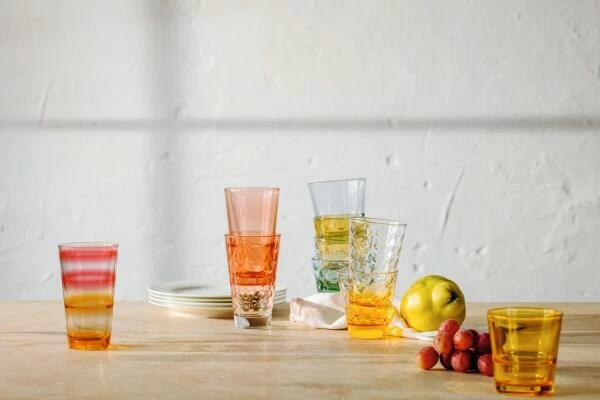 Leonardo Trinkglas EVENT 315 Ml Orange Farbverlauf, 6er-Set – Bild 3