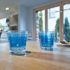 Leonardo Trinkglas VARIO STRUTTURA 250 Ml Blau, 6er-Set