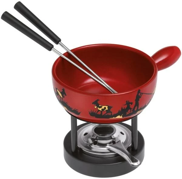 Kuhn Rikon Mini Käsefondue Set Alphornbläser 15cm