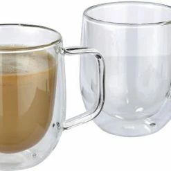 Cilio Milchkaffee-Glas Veneto, 2er Set