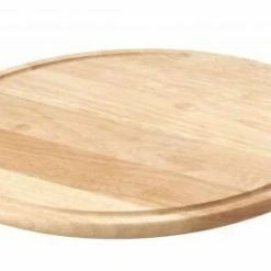 Continenta Pizzateller Aus Gummibaumholz