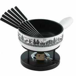 Kuhn Rikon Käsefondue Set Alpweide, 9-teilig