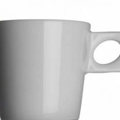 NYNY Cappuccinotasse Von Porzellanfabrik Walküre, Weiß