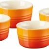 Le Creuset 4-er Set Förmchen In Ofenrot