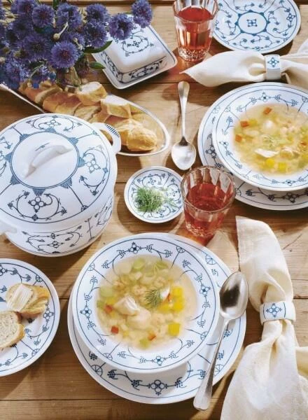 Kahla Tradition Speiseteller 26 Cm In Blau Saks – Bild 4