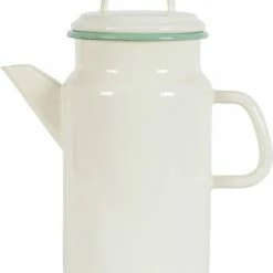 Kockums Teekanne Aus Emaille, Cream Lux