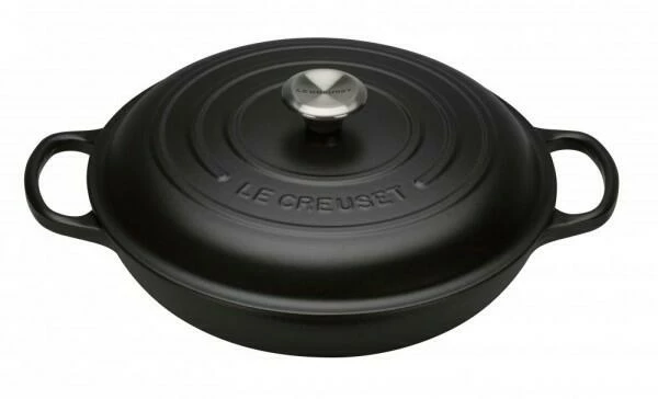Le Creuset Gourmet-Profitopf Signature In Schwarz, 26 Cm