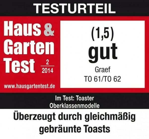 Graef Toaster TO 63 In Rot – Bild 9