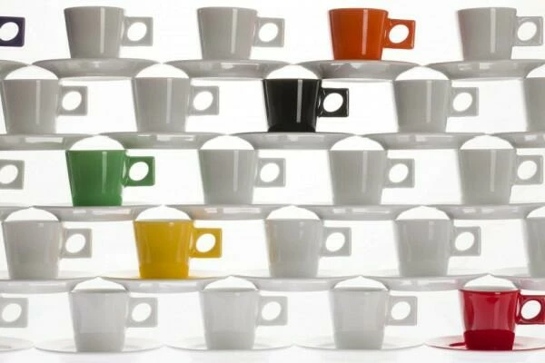 NYNY Espressountertasse Von Porzellanfabrik Walküre, Weiß – Bild 4