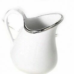 Pillivuyt Milchkanne Mehun Mit Platinrand Nr. 5 Volumen 18 Cl Durchmesser 94 Mm