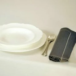 Schlitzer Leinen Tischdecke Domaine In Weiß 130 X 170 Cm