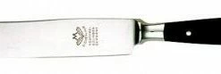 Eichenlaub Tafelmesser Uraltdeutsch In Acryl, Schwarz Poliert