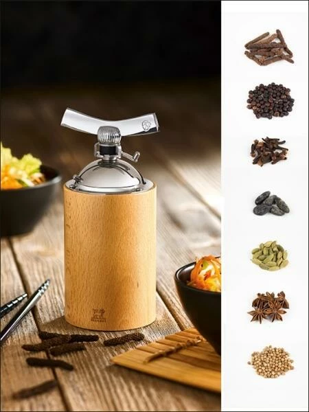 PEUGEOT Holzmühle Isen Für Langpfeffer, Natur 16 Cm – Bild 4