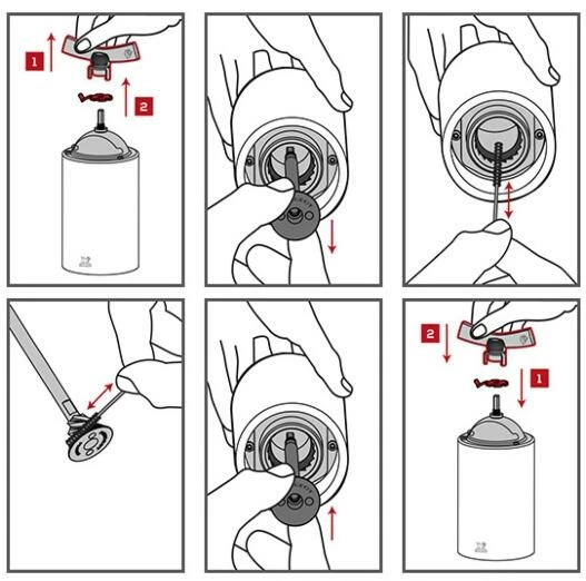 PEUGEOT Holzmühle Isen Für Langpfeffer, Natur 16 Cm – Bild 5