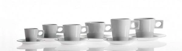 NYNY Espressountertasse Von Porzellanfabrik Walküre, Weiß – Bild 3